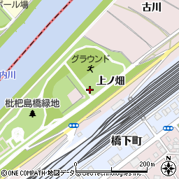 枇杷島橋緑地トイレ１周辺の地図