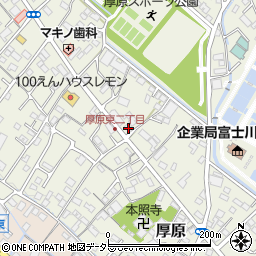 静岡県富士市厚原508周辺の地図