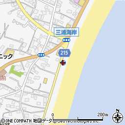 下浦海岸第１駐車場周辺の地図