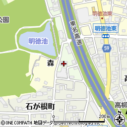 愛知県名古屋市名東区藤森西町1907周辺の地図