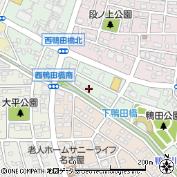 愛知県長久手市鴨田1209周辺の地図
