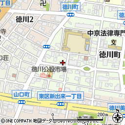 愛知県名古屋市東区徳川町1409周辺の地図