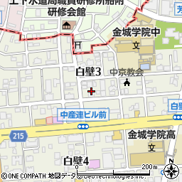 中外道路　名古屋営業所周辺の地図