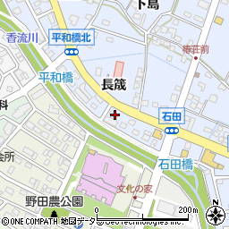 愛知県長久手市岩作長筬201周辺の地図