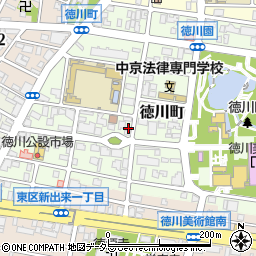 愛知県名古屋市東区徳川町1307周辺の地図