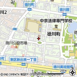 愛知県名古屋市東区徳川町1303周辺の地図