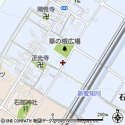 滋賀県愛知郡愛荘町石橋周辺の地図