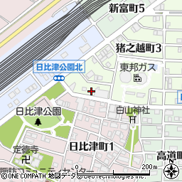 愛知県名古屋市中村区猪之越町3丁目6-10周辺の地図