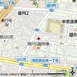 愛知県名古屋市東区徳川町1413周辺の地図