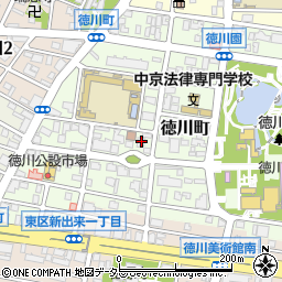 愛知県名古屋市東区徳川町1309周辺の地図