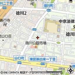 愛知県名古屋市東区徳川町1412周辺の地図