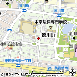 愛知県名古屋市東区徳川町1306周辺の地図