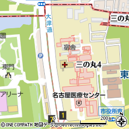 名古屋学芸大学　名城前医療キャンパス周辺の地図