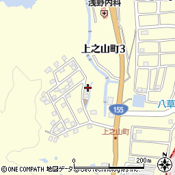 愛知県瀬戸市上之山町3丁目75周辺の地図