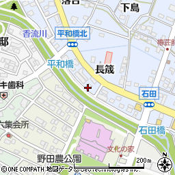 愛知県長久手市岩作長筬115周辺の地図