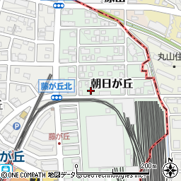 愛知県名古屋市名東区朝日が丘81周辺の地図