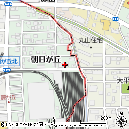 愛知県名古屋市名東区朝日が丘75周辺の地図