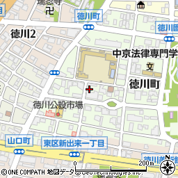 愛知県名古屋市東区徳川町1301周辺の地図