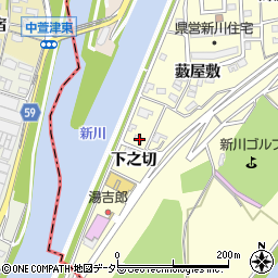 愛知県清須市下河原1098-2周辺の地図