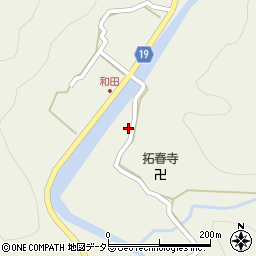 京都府南丹市日吉町田原和田前周辺の地図