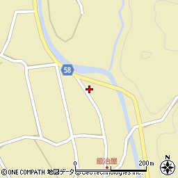 岡山県真庭郡新庄村2264周辺の地図