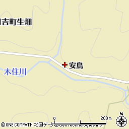 京都府南丹市日吉町生畑高井根周辺の地図