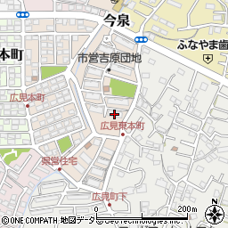 富士市営住宅吉原団地１１号棟周辺の地図