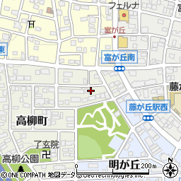 愛知県名古屋市名東区高柳町807周辺の地図
