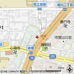 ソフトバンク　大曽根赤塚周辺の地図