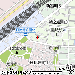 愛知県名古屋市中村区猪之越町3丁目6-30周辺の地図