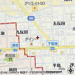 亜熱帯インターネットカフェ　甚目寺店周辺の地図