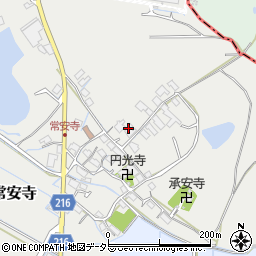 滋賀県愛知郡愛荘町常安寺周辺の地図