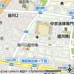 愛知県名古屋市東区徳川町1408周辺の地図
