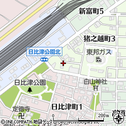 愛知県名古屋市中村区猪之越町3丁目6周辺の地図