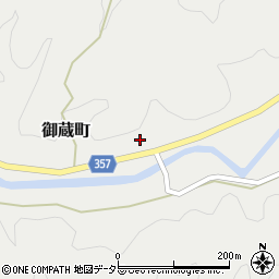 愛知県豊田市御蔵町（池鳥）周辺の地図
