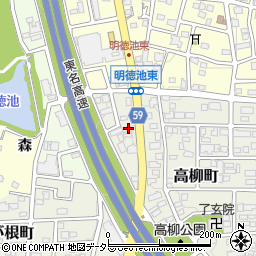 愛知県名古屋市名東区高柳町210周辺の地図