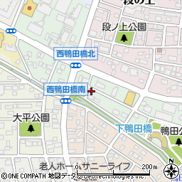 愛知県長久手市鴨田1201周辺の地図