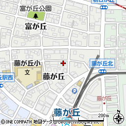 愛知県名古屋市名東区藤が丘69-1周辺の地図