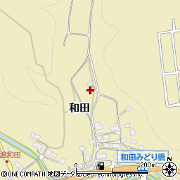 京都府船井郡京丹波町和田谷周辺の地図