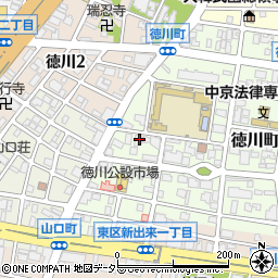 愛知県名古屋市東区徳川町1406周辺の地図
