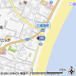 マクドナルド三浦海岸店周辺の地図