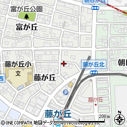 愛知県名古屋市名東区藤が丘70周辺の地図