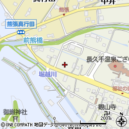 愛知県長久手市前熊下田周辺の地図