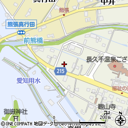 愛知県長久手市前熊（下田）周辺の地図