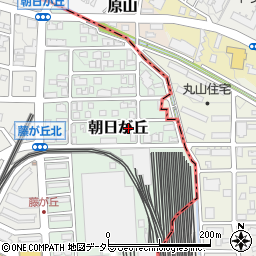 愛知県名古屋市名東区朝日が丘72周辺の地図