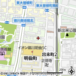 愛知県名古屋市東区徳川町2712周辺の地図