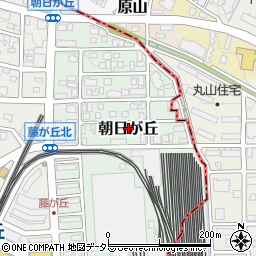 愛知県名古屋市名東区朝日が丘71周辺の地図
