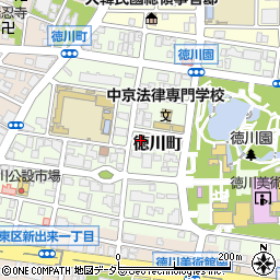 愛知県名古屋市東区徳川町1204周辺の地図