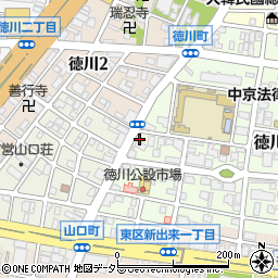 愛知県名古屋市東区徳川町1403周辺の地図