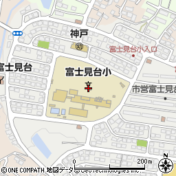 富士見台児童クラブ周辺の地図